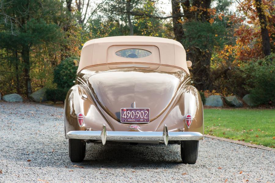  Lincoln Zephyr Convertible Coupe (86H-760(B)) 1938 года  (фото 21 из 36)